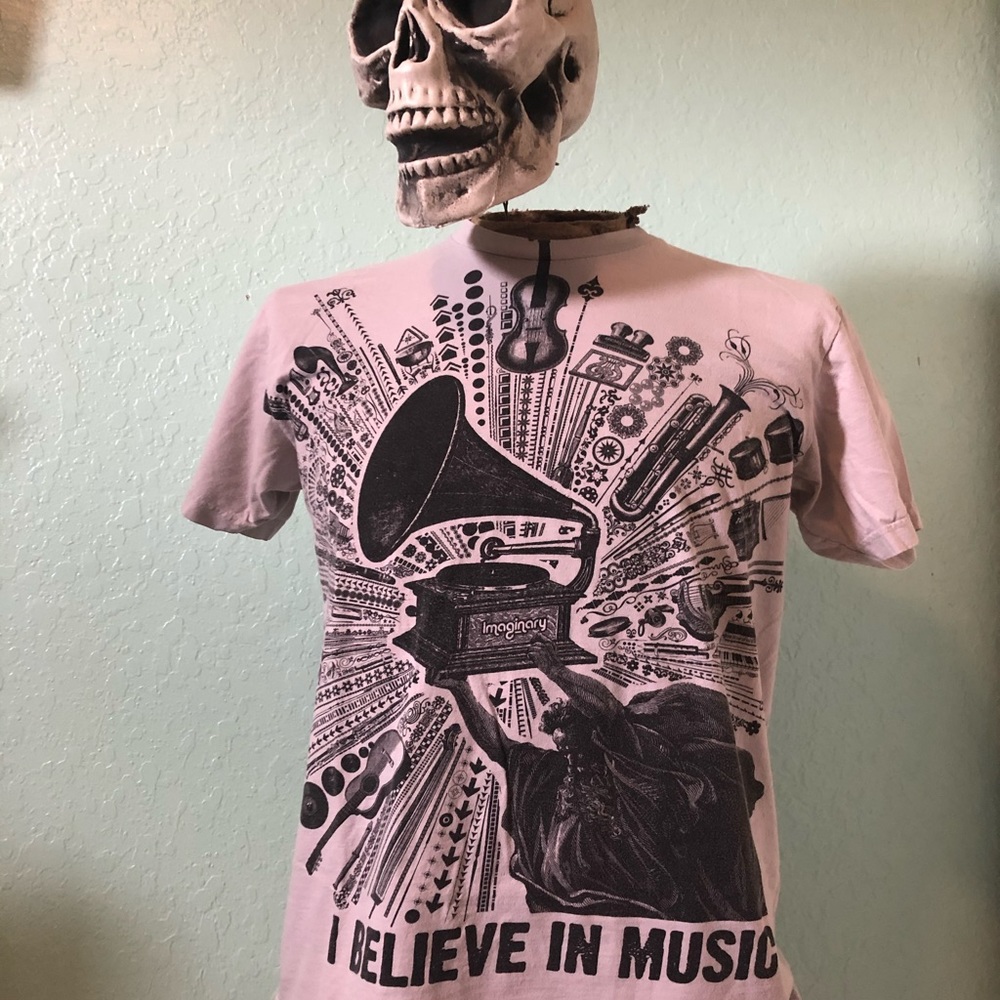 Imaginary Foundation - I Believe In Music t-shirt